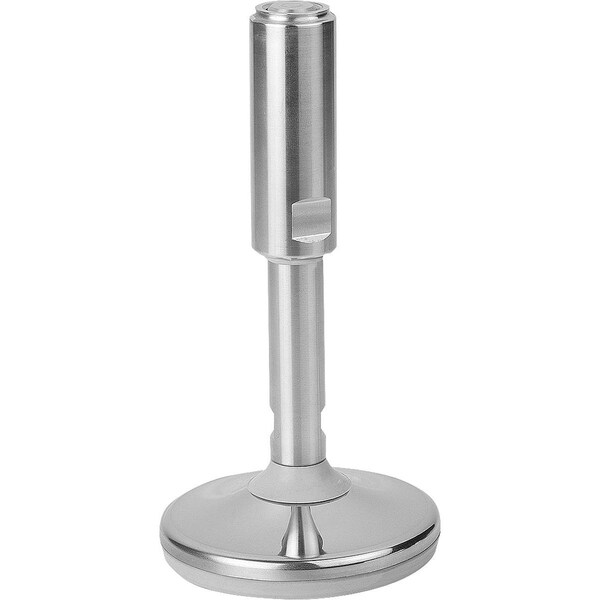 Levelling Foot For Hyg. Area M16X65, D=100, Stainless Steel, Comp:Rubber